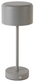 Moderne tafellamp grijs oplaadbaar - Poppie