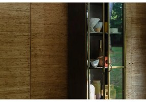 Vetrina in metallo color oro 64x184 cm Gertlush - Dutchbone