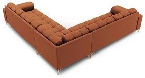 Divano angolare variabile in colore mattone Bali - Cosmopolitan Design