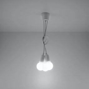 Lampadario a sospensione con filo DIEGO 3xE27/60W/230V