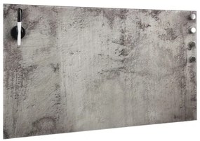 Lavagna Magnetica a Parete in Vetro 100x60 cm