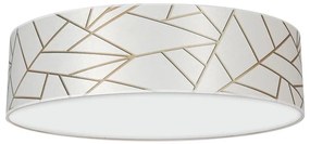 Plafoniera ZIGGY 3xE27/60W/230V bianca/oro