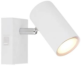 Globo 57911-1W - Faretto da parete ROBBY 1xGU10/25W/230V bianco