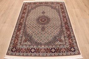 Moud Tappeto 140x190 (Iran) Annodato A Mano