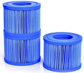 Set 3 Cartucce Filtro Antibatteriche per Piscina Idromassaggio NetSpa Vita e Octopus...