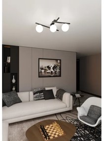 Plafoniera SMART 3xE14/10W/230V nero/bianco