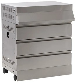 Piano di lavoro per cucina da esterno con cassetti NATERIAL L 55.3 x H 90 x P 73 cm