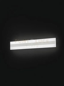 Applique in metallo e plexiglass bend led 30w 3000k cri?80 220-240v...