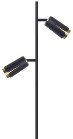 Lampada con piedistallo FIORE 2xGU10/8W/230V nero