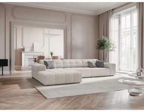 Divano angolare grigio chiaro (angolo sinistro) Chicago - Cosmopolitan Design