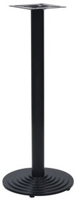 Gamba Per Tavolino Da Bistrò Nero Ø43x107 Cm İn Ghisa /