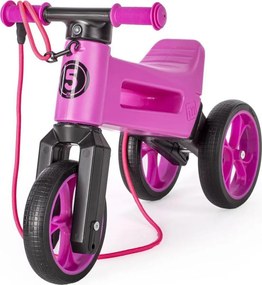 Funny Wheels - Bici senza pedali 2 in 1 RIDER SUPER SPORT rosa/nera