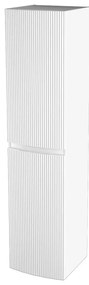 Armadietto bagno a terra Vague BADEN HAUS 2 ante P 38 x L 40 x H 170 cm bianco opaco