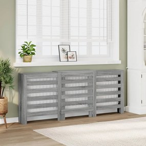 Copertura Termosifone Grigio Sonoma 205x21,5x83,5cm Multistrato /