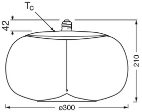Lampadina LED VINTAGE FILAMENT E27/4W/230V 1800K fumé - Osram