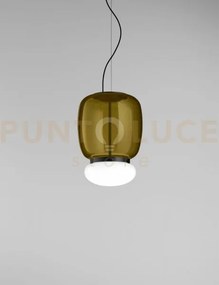 Faro sospensione g verde antico bianco nero opaco 2 l2202 led 2700k...