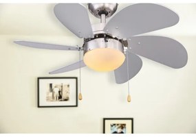 Globo 03801 - Ventilatore da soffitto RIVALDO 1xE14/60W/230V