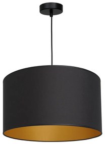Lampadario su corda ARDEN 1xE27/60W/230V d. 40 cm nero/oro