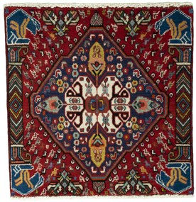 Shiraz Tappeto persiano 50x60 Rosso (Iran) Annodato A Mano