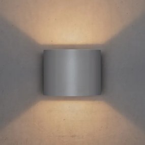 Brilagi - Applique a LED da esterno RONDO LED/6W/230V grigio IP54