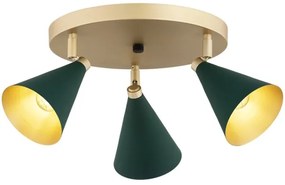 Argon 6245 - Faretto LUCINDA 3xE14/7W/230V verde