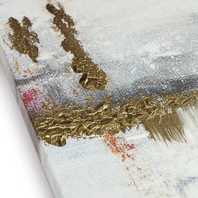 Quadro con elementi dipinti a mano 100x70 cm Horizon – Styler