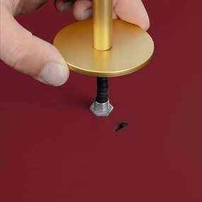 Lampadario LED rosso in metallo con paralume in metallo con intensità regolabile ø 31 cm Asteria Plus – UMAGE