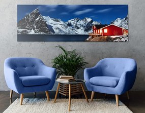 Stampa su tela – Paesaggio notturno in Norvegia
