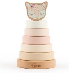 Bieco - Torre impilabile in legno - cerbiatto Ella