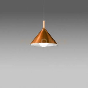 Barbie s/p - lampadario a sospensione in alluminio rame/bianco opac...