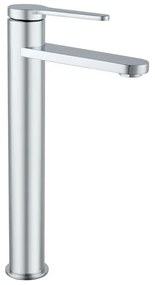 Rubinetto per lavabo getto laminare cristallino Essential cromato lucido SENSEA H 31.15 cm