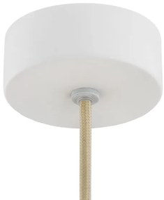Argon 8443 - Lampadario a sospensione con filo PIAVA 1xE14/7W/230V alabastro bianco