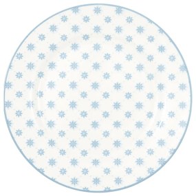 Piatto da dessert in porcellana blu Laurie, ø 20,5 cm - Green Gate