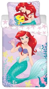 Set copripiumino e federa da bambini in cotone per letto singolo 140x200 cm Ariela "Pink" – Jerry Fabrics