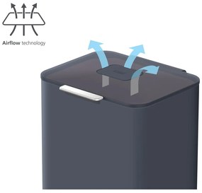 Cestino differenziato grigio grafite Totem Max, 60 l - Joseph Joseph