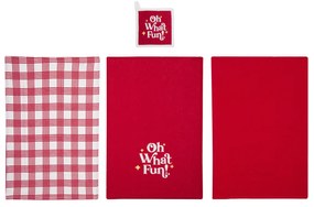 Set 3 strofinacci e presina Oh What Fun
