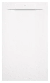 Piatto Doccia 80x90 Effetto Pietra Duplach "Zeus" Bianco