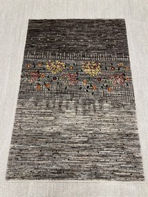 Loribaft Tappeto 100 x 150 Marrone (Iran) Annodato A Mano