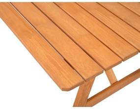 Set da pranzo da giardino in legno massiccio per 4 persone Sylva - Rojaplast