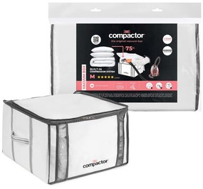 Organizer per vestiti sottovuoto/rinforzato in tessuto 42x25x25 cm Life – Compactor