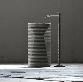 Antonio Lupi Introverso1 Lavabo freestanding  A Terra 45x85 Cm In Marmo Carrara