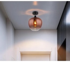 Globo 15548DG - Plafoniera MAXY 1xE27/40W/230V rame