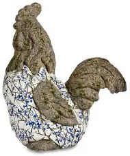 Statua Decorativa da Giardino Mosaico Gallo Poliresina (22,5 x 46 x 41,5 cm)