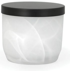 Organizer da bagno bianco in vetro per dischetti di cotone Madison – Spirella