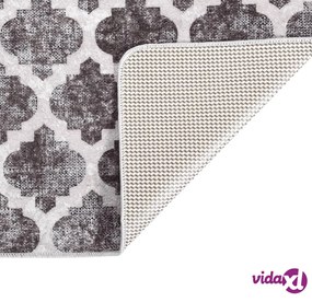 vidaXL Tappeto Lavabile 80x150 cm Multicolore Antiscivolo