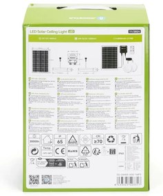 Aigostar - Lampada solare LED 2x35W/12V 6000mAh 6500K pr. 16,8 cm