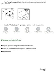 Vaso WC sospeso BEST nero ,con sedile