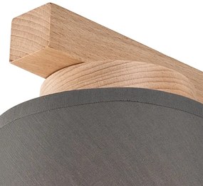 Lampada da parete ELLIE 1xE27/60W/230V grigio