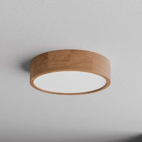 Plafoniera da bagno con sensore CLEO 3xE27/24W/230V Ø 37,5 cm IP54 rovere