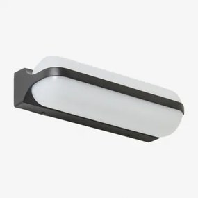 Applique Da Esterno Led In Alluminio Con 2 Punti Luce Pivaro Nero - Sklum